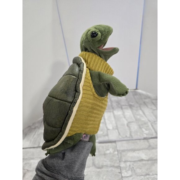Folkmanis‎ Turtleneck Turtle Hand Puppet 13” Plush - Picture 1 of 10